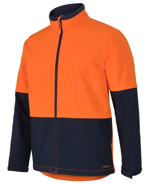 Jbs Hi-Vis water resist sofshell jacket 6HRJ - Allsorts Workwear