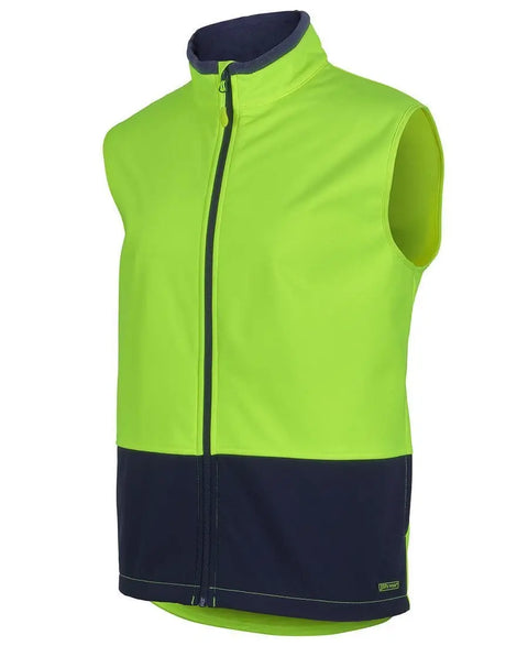 Jbs Hi-Vis water resist sofshell Vest 6HWV - Allsorts Workwear