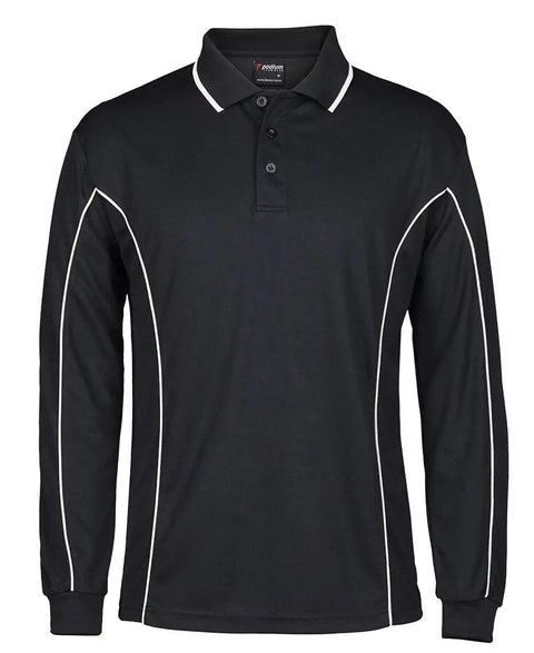 JB'S Long Sleeve Piping Polo 7PIPL - Allsorts Workwear
