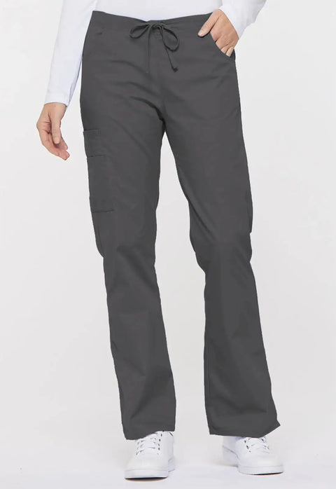 Dickies EDS Signature Women's Flare Mid Rise Cargo Scrub Pant 86206 Simply Scrubs Australia