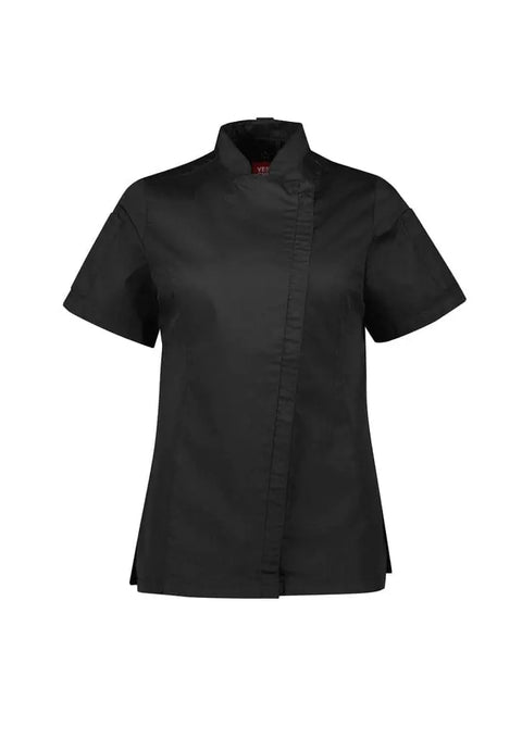 Biz Collection Womens Alfresco Short Sleeve Chef Jacket CH330LS - Allsorts Workwear