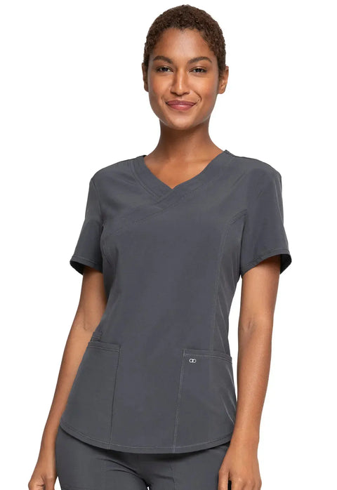 Cherokee Allura Women's Mock Wrap Scrub Top CKA688 Simply Scrubs Australia