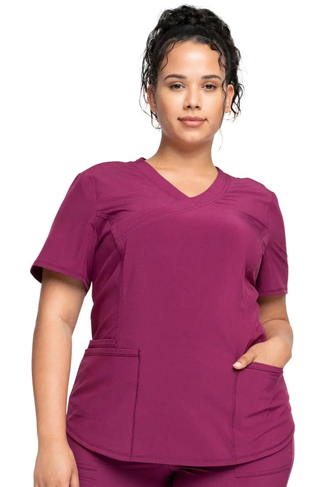 Cherokee Allura Women's Mock Wrap Scrub Top CKA688 Simply Scrubs Australia