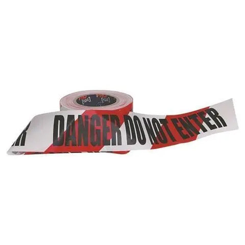 Pro Choice "Danger Do Not Enter" On Red/white Hazard Tape - DDNET10075 - Allsorts Workwear