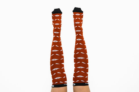 Softies Women's Fashion Lipstick Nursing Socks LIPS01 - Allsorts Workwear