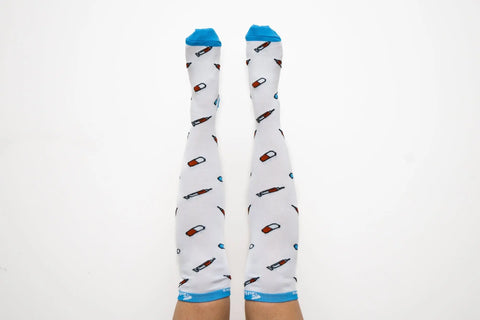 Softies Women's Fashion Injectables Nursing Socks INJS01 - Allsorts Workwear