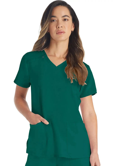 Dickies EDS Essentials Women's V-Neck Scrub Top DK615 Simply Scrubs Australia