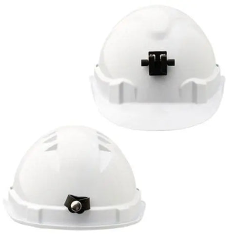 Pro Choice Hard Hat (V6) - Vented, 6 Point Push-lock Harness C/w Lamp Bracket X 20 - HHV6LB PPE Pro Choice WHITE
