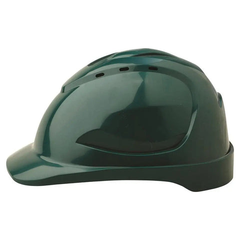 Pro Choice Hard Hat Vented 6 Point Push Lock Harness - HHV9 PPE Pro Choice GREEN