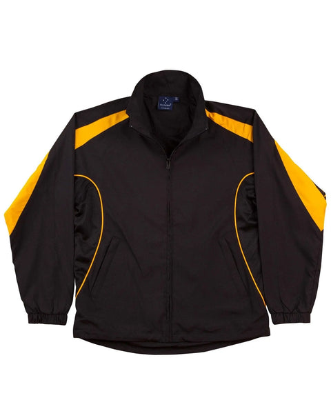 Legend Kids Warm Up Jacket JK53K Casual Wear Winning Spirit 6K Black/Gold