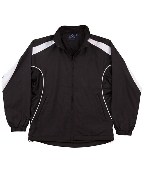 Legend Kids Warm Up Jacket JK53K Casual Wear Winning Spirit 6K Black/White