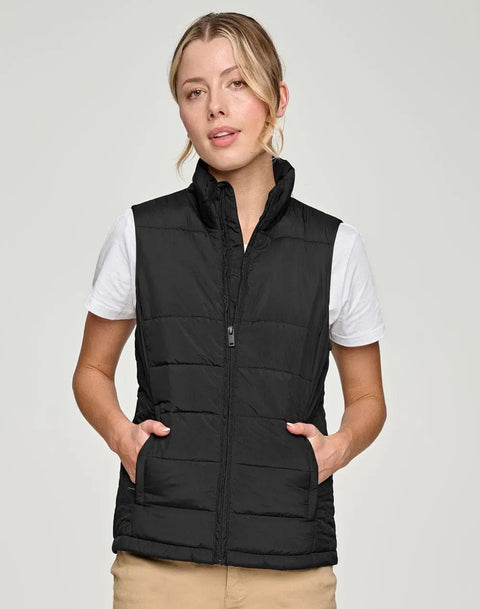 Sustainable Insulated Women's Puffer Vest JK62 - Allsorts Workwear