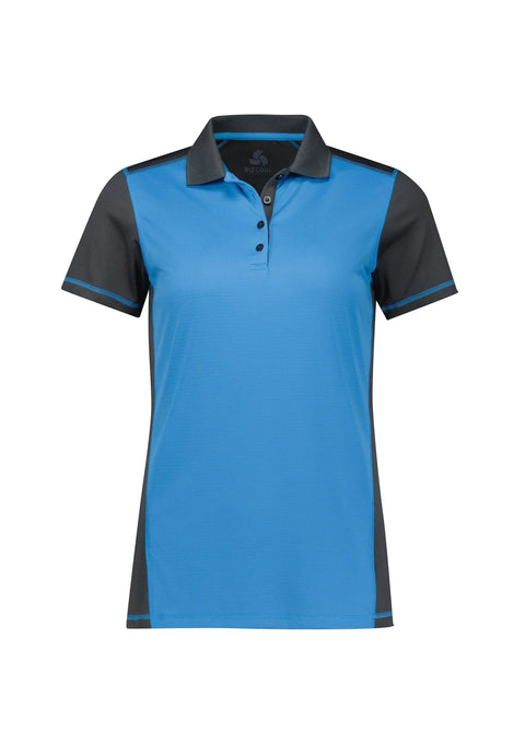 Biz Collection Womens Dart Contrast Polo Shirt P419LS - Allsorts Workwear