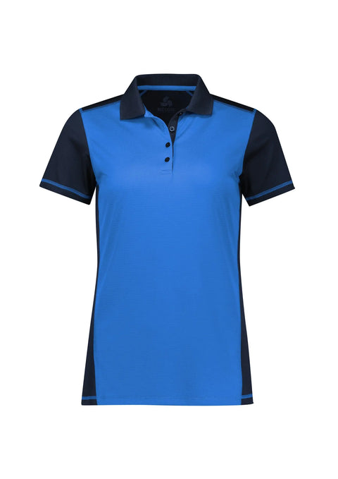 Biz Collection Womens Dart Contrast Polo Shirt P419LS - Allsorts Workwear