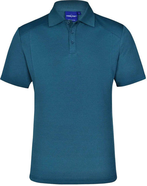 Winning Spirit Lucky Bamboo Polo Men's Ps59 Casual Wear Winning Spirit Aegean Blue S