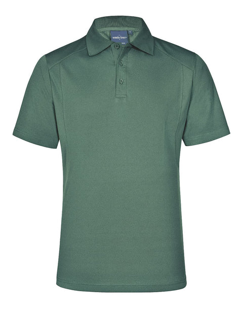 Winning Spirit Lucky Bamboo Polo Men's Ps59 Casual Wear Winning Spirit Mineral Green S