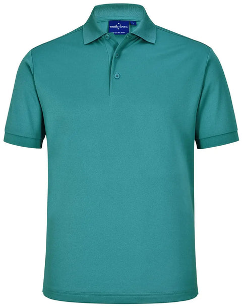 Winning Spirit Men's Sustainable Poly/Cotton Corporate Polo Shirt PS91 Casual Wear Winning Spirit Teal XS