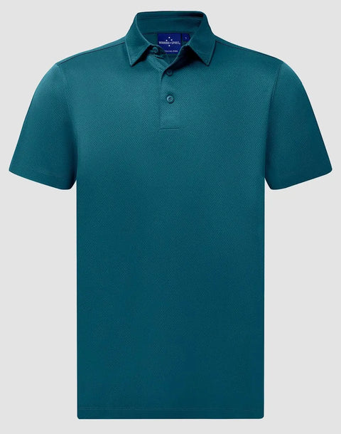 Sustainable Jacquard Knit Polo Shirt PS95 - Allsorts Workwear