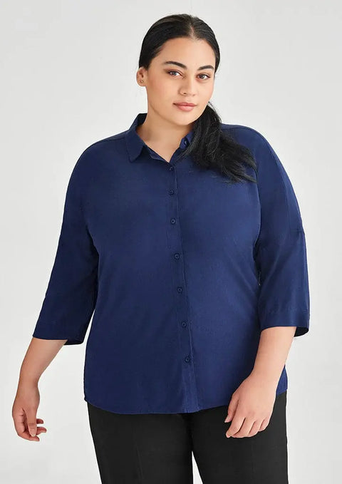 Biz Collection Dahlia 3/4 Sleeve Blouse RB366LT - Allsorts Workwear