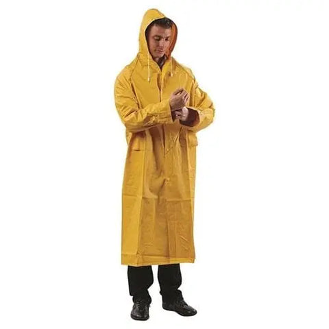 Pro Choice Rain Coat Pvc Full Length Yellow - RC PPE Pro Choice S