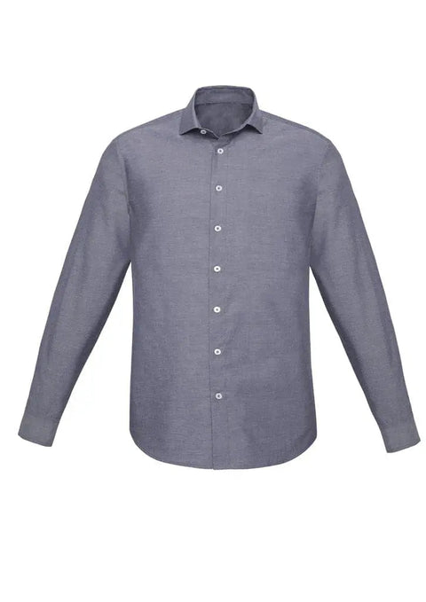 Biz Corporates Charlie Mens Slim Fit L/S Shirt RS969ML - Flash Uniforms