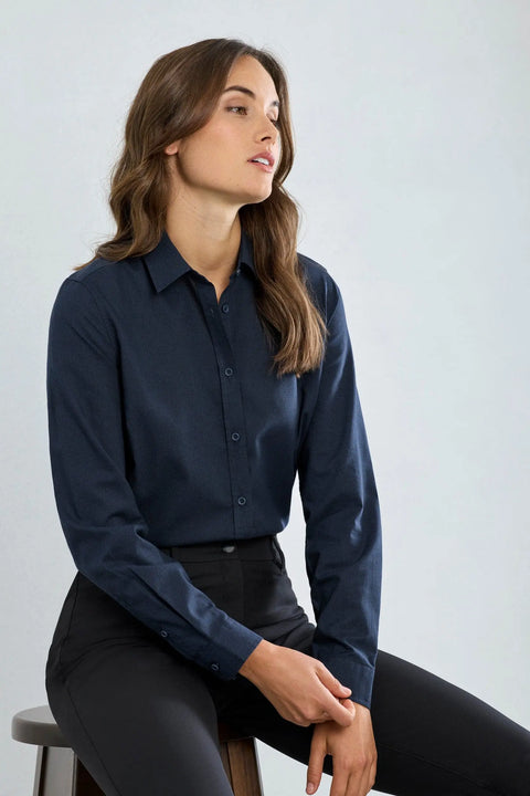 Biz Collection Women's Soul Long Sleeve Shirt S421LL - Allsorts Workwear