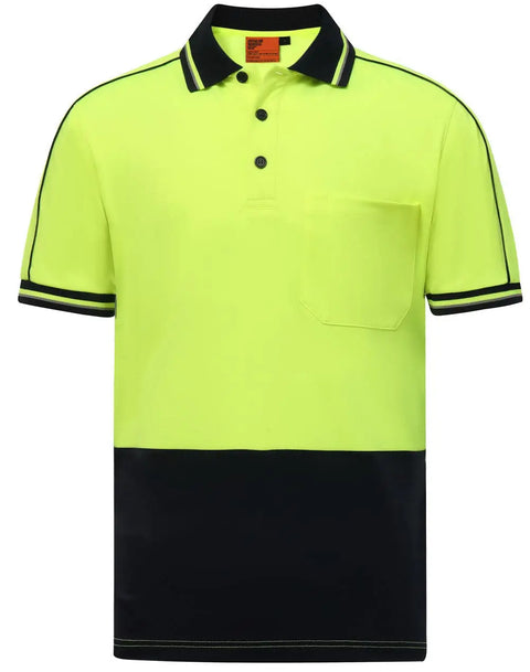 Unisex Hi Vis Sustainable Cool Breeze Safety Polo Shirt SW89 - Allsorts Workwear