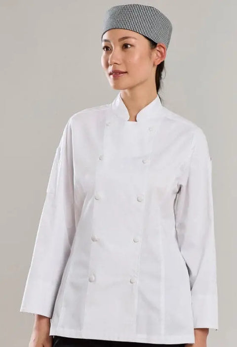 Biz Collection Women's Gusto Long Sleeve Chef Jacket CH430LL - Allsorts Workwear