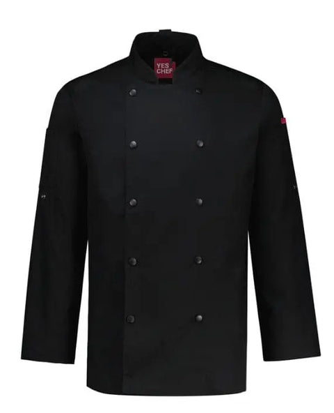Biz Collection Men's Gusto Long Sleeve Chef Jacket CH430ML - Allsorts Workwear