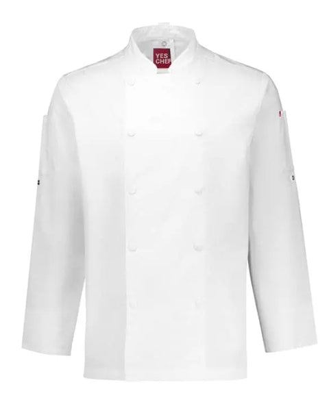 Biz Collection Men's Gusto Long Sleeve Chef Jacket CH430ML - Allsorts Workwear