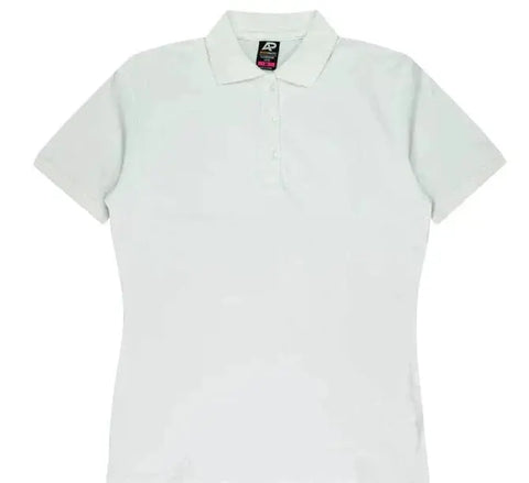 Aussie Pacific Ladies' Claremont Polo Shirt 2315 Casual Wear Aussie Pacific White 6