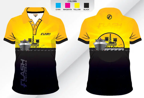Custom Sublimated Mining Polo Shirt SP33 Sublimation