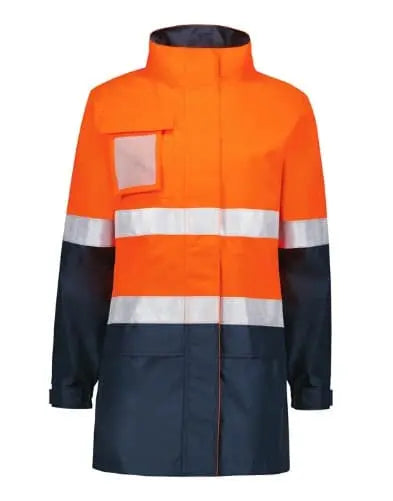 Syzmik Workwear Women's Hi Vis Ultralite Waterproof Jacket ZJ757 - Allsorts Workwear