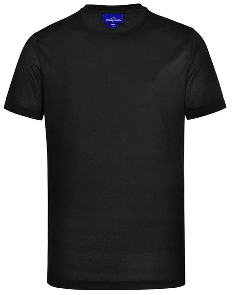 Men's Rapid CoolTM Ultra Light Tee Shirt TS39 Casual Wear Winning Spirit Black XS