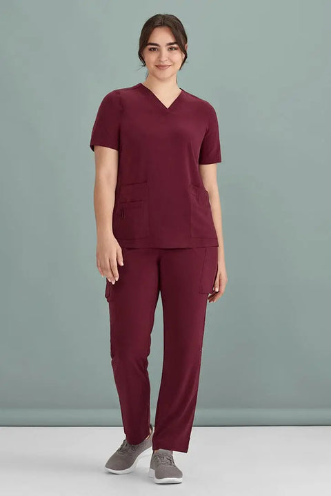 Biz Care Womens Avery Straight Leg Scrub Pant CSP944LL - Allsorts Workwear