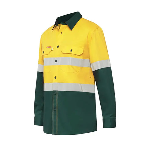 Hard Yakka Koolgear Ventilated Taped Hi Vis Shirt Y07740 - Allsorts Workwear