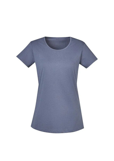 Womens Streetworx Tee Shirt ZH735 Work Wear Syzmik Petrol Blue XS