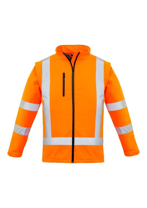 Syzmik Workwear Women's Hi Vis Rail X Back Softshell Jacket ZJ770 Work Wear Syzmik XXS