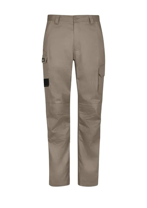 Mens Summer Cargo Pant (Regular) ZP145R Work Wear Syzmik Khaki 72R
