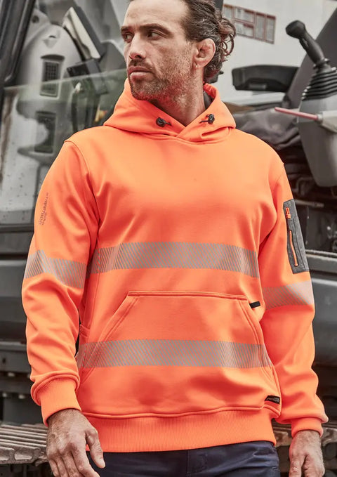 Syzmik Workwear Unisex Streetworx Water Resistant Segemented Tape Hoodie ZT867 Syzmik