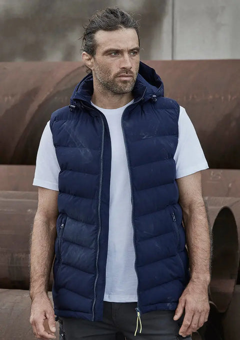 Syzmik Workwear Unisex Streetworx Hooded Puffer Vest ZV245 Syzmik