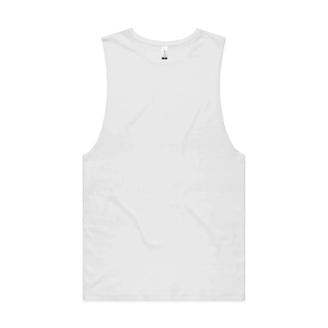As Colour Men's barnard organic tank 5025G Casual Wear As Colour WHITE XSM