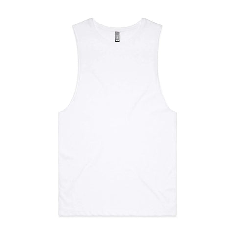 As Colour Men's barnard tank 5025 Casual Wear As Colour WHITE MARLE XSM