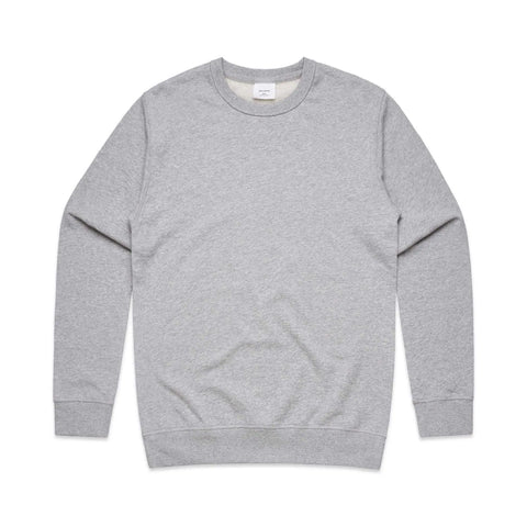 As Colour Men's premium crew 5121 Casual Wear As Colour GREY MARLE XSM