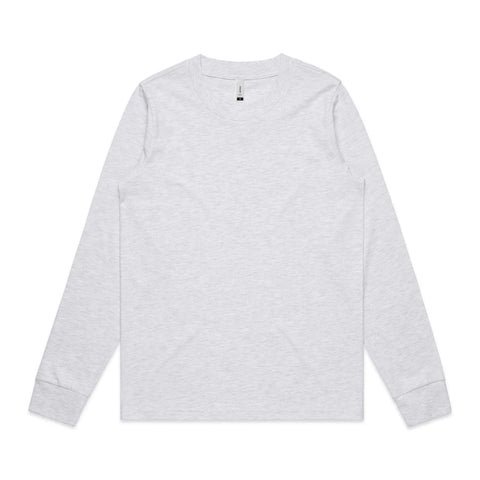 As Colour Women's dice L/S tee 4056 Casual Wear As Colour ASH HEATHER XSM