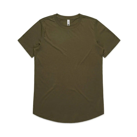 As Colour Women's drop tee 4052 Casual Wear As Colour ARMY XSM