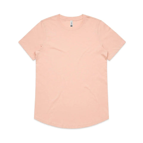 As Colour Women's drop tee 4052 Casual Wear As Colour PALE PINK XSM