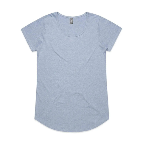 As Colour Women's mali tee 4008 Casual Wear As Colour LIGHT BLUE MARLE XSM