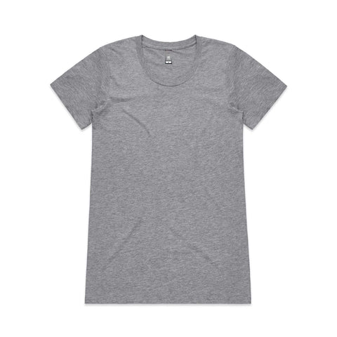 As Colour Women's Wafer tee 4002 Casual Wear As Colour GREY MARLE XSM