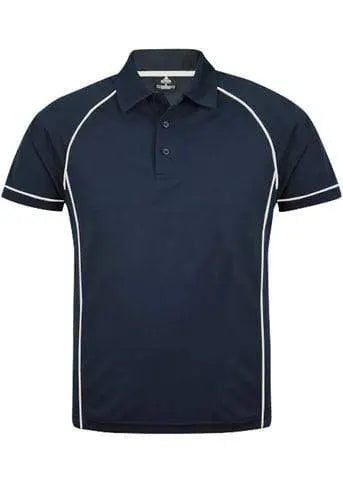 Aussie Pacific Men's Endeavour Work Polo Shirt 1310 Casual Wear Aussie Pacific Navy/White S